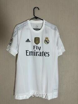 Modric #19 Real Madrid 2015/16 WCC Large Home Football Shirt Jersey Adidas BNWT