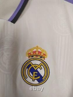 Modric Real Madrid Jersey Home Football Shirt White Adidas Mens Size S