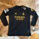 NEW Adidas MBAPPE 9 Real Madrid Jersey Home Away Black France PSG Long Sleeve