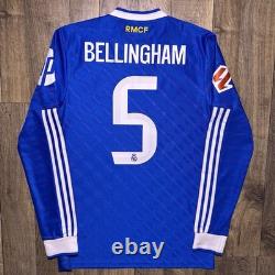 NEW Adidas Real Madrid Jude Bellingham 25/26 Authentic Long Sleeve 3rd Jersey S