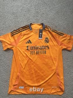 NWT Adidas 2024/25 Authentic Real Madrid Away Jersey Men's Size XL