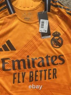 NWT Adidas 2024/25 Authentic Real Madrid Away Jersey Men's Size XL