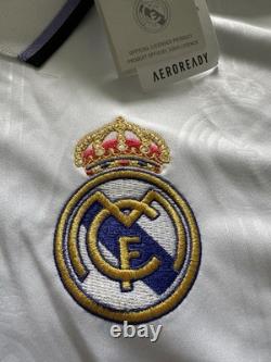 NWT Adidas Real Madrid 2022/2023 Home Kit Long Sleeve Jersey HA2666 Men's Size L