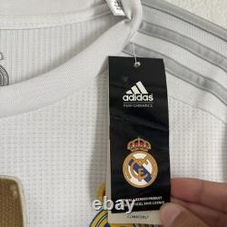 NWT Adidas Size Small Cristiano Ronaldo White #7 Real Madrid 2014 Soccer Jersey