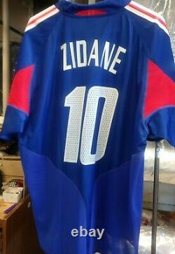 NWT Authentic Adidas 2004 France Zidane Jersey Real Madrid