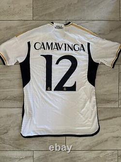 NWT Authentic Adidas Camavinga Real Madrid 2023/24 Home Soccer Jersey L IA5139