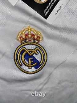 NWT Authentic Adidas Real Madrid Home Jersey White 2017-18 #4 SERGIO RAMOS LARGE