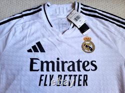 NWT Authentic VINI JR #7 Real Madrid 2024/25 Home Soccer Jersey, IX8095 XL
