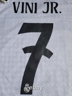 NWT Authentic VINI JR #7 Real Madrid 2024/25 Home Soccer Jersey, IX8095 XL