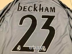 NWT David Beckham 23 Medium REAL MADRID 2005 06 Jersey Camiseta Shirt