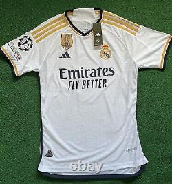 NWT Real Madrid 23/24 Home Player Version Jersey Bellingham 5 (Large)