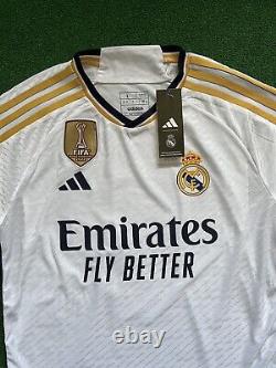 NWT Real Madrid 23/24 Home Player Version Jersey Bellingham 5 (Large)