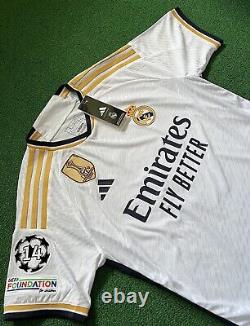 NWT Real Madrid 23/24 Home Player Version Jersey Bellingham 5 (Large)