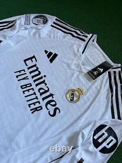 NWT Real Madrid 24/25 Home LS PLAYER VERSION Jersey Bellingham 5 (Large)