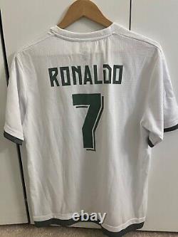 NWT Real Madrid Cristiano Ronaldo Jersey #7 Adidas Men's Sz Large Fly Emirates