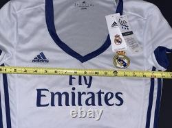 NWT Real Madrid Home Jersey Woman's Size Small