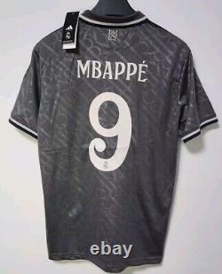 NWT Real Madrid Soccer Football Third Jersey Shirt 2024 2025 Adidas Mbappe Vini