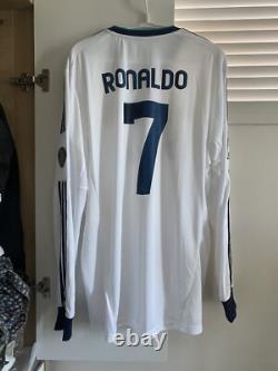 NWT Ronaldo Real Madrid 12/13 1213 Long Sleeves Adidas Jersey Shirt W41762