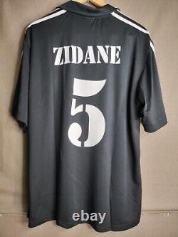 NWT Zidane L REAL MADRID 2001 2002 Jersey Centenary Away Camiseta UCL