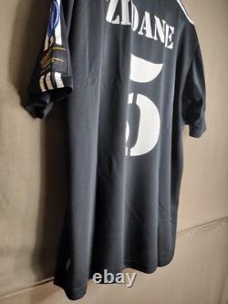 NWT Zidane L REAL MADRID 2001 2002 Jersey Centenary Away Camiseta UCL