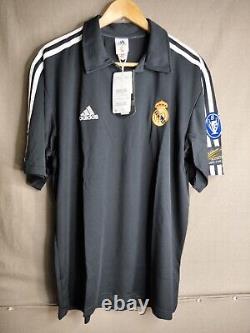 NWT Zidane L REAL MADRID 2001 2002 Jersey Centenary Away Camiseta UCL