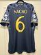 Nacho #6 Mens XL Adidas Real Madrid Away Jersey Stadium Champions League