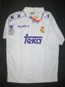 New 1994/1995/1996 Authentic Kelme Real Madrid Home Jersey Shirt Kit