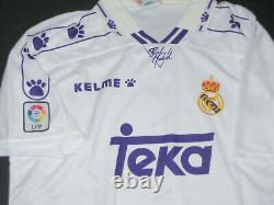 New 1994/1995/1996 Authentic Kelme Real Madrid Home Jersey Shirt Kit