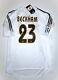 New 2004-2005 Adidas Real Madrid David Beckham Jersey Home Shirt Kit England