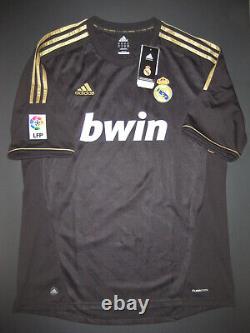 New 2011-2012 Adidas Real Madrid Cristiano Ronaldo Jersey Shirt Kit Away Black