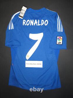 New 2013/2014 Adidas Real Madrid Cristiano Ronaldo Away Blue Kit Jersey Shirt