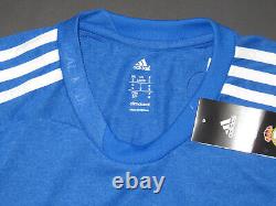 New 2013/2014 Adidas Real Madrid Cristiano Ronaldo Away Blue Kit Jersey Shirt