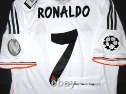 New 2013-2014 Adidas Real Madrid Cristiano Ronaldo Short Sleeve Kit Jersey Shirt