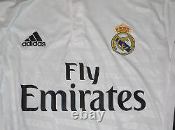 New 2014/2015 Adidas Real Madrid Cristiano Ronaldo Long Sleeve Jersey Shirt Home