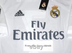 New 2015-2016 Adidas Authentic Real Madrid Cristiano Ronaldo Jersey Shirt Kit