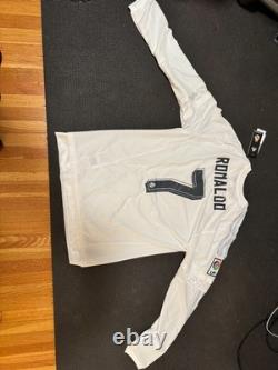 New 2015-2016 Adidas Real Madrid Cristiano Ronaldo Long Sleeve Jersey Shirt Home