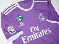 New 2016-2017 Real Madrid Cristiano Ronaldo Adidas Away Purple Jersey