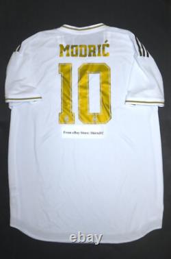 New 2019-2020 Adidas Authentic Real Madrid Luka Modric Home Jersey Shirt Kit
