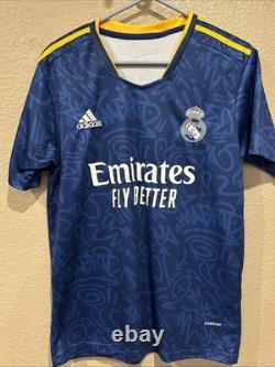 New 2021-2022 Adidas Real Madrid Karim Benzema Heat Rdy Away Kit Jersey Shirt