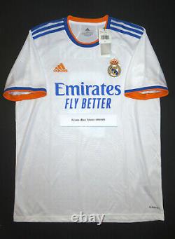 New 2021-2022 Adidas Real Madrid Karim Benzema Home Kit Jersey Shirt GQ1359