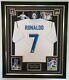 New Cristiano Ronaldo Signed Shirt Real Madrid Autographed Jersey Display