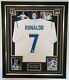 New Cristiano Ronaldo Signed Shirt Real Madrid Autographed Jersey Display