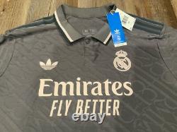 New Real Madrid Adidas Third 24/25 IY1761 Men's Size 2XL New Real Madrid Adidas Third 24/25 IY1761 Men's Size 2XL