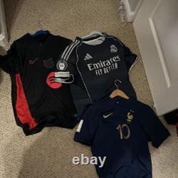 Nike adidas Soccer Jerseys FC Barcelona Real Madrid France selling all 3