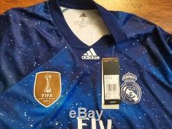 Nwt Adidas Real Madrid Ea Sports 2018-19 Original L Soccer Jersey Shirt Ea2128