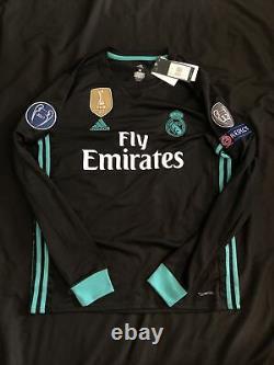 Nwt Cristiano Ronaldo 2016 Fifa Long Sleeve Real Madrid Adidas Jersey Mens M