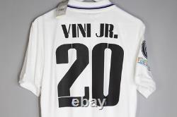 Nwt Real Madrid 2022 2023 Home Ucl Football Shirt Camiseta Jersey #20 Vini Jr