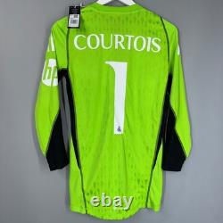Nwt Real Madrid 2023 2024 Goalkeeper Football Shirt Jersey Adidas #1 Courtois