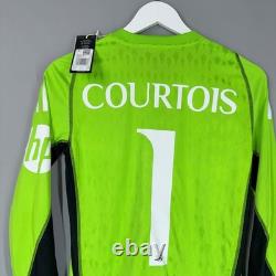 Nwt Real Madrid 2023 2024 Goalkeeper Football Shirt Jersey Adidas #1 Courtois