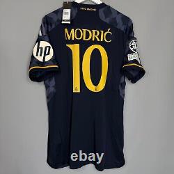 Nwt Real Madrid Spain 2023 2024 Away Football Shirt Jersey #10 Modric Adidas